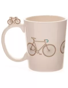 Cycle Gifts Keramiek Mok met Retro fiets handvat