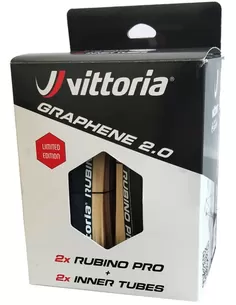 Vittoria Raceband 2xRubinoPro+2x Innertubes